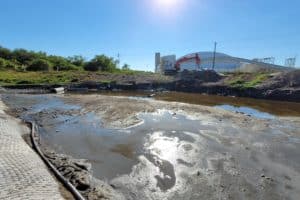 Stormwalter Settling Pond