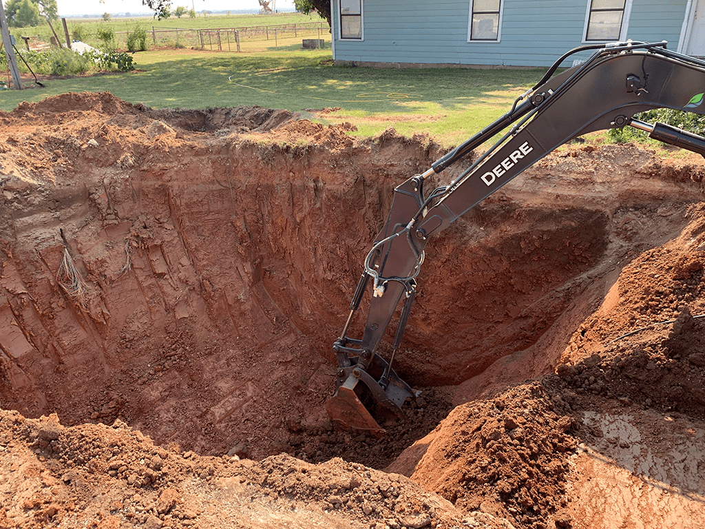 former gas station site remediation